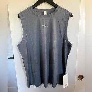 NWT Lululemon Jersey Training Muscle Tank Top Long *Wordmark Size 14